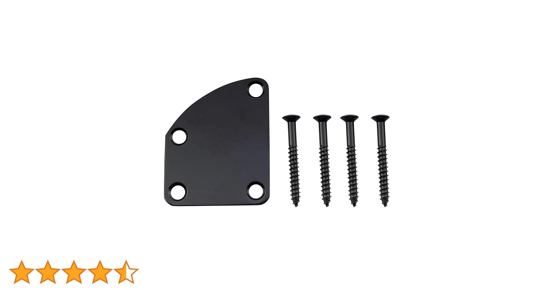 【JUNK】fender CS？ - neck joint plate Musiclily Steel 4 Hole Curved Guitar Neck Plate Cutaway Semi